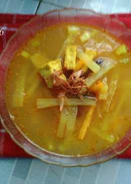 Lobak kuah bumbu tumis