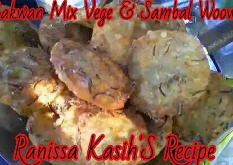 resep Bakwan mix sayuran +Sambal Woow cocok buat jualan??