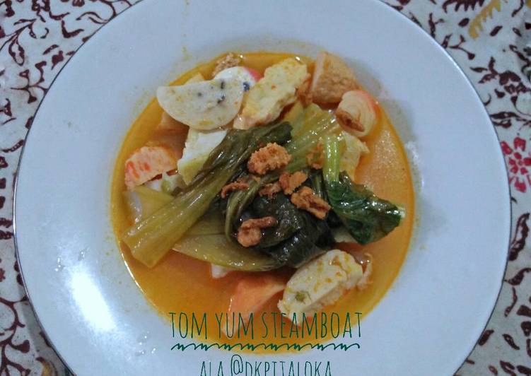 gambar untuk resep makanan Tom Yum Steamboat