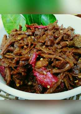 Daging suwir huuhaa...