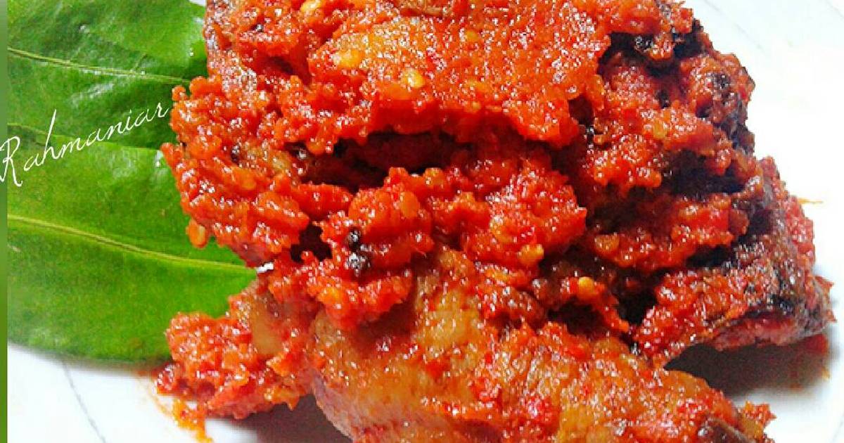 Resep Ayam Potong Sambalado ala Rahmaniar