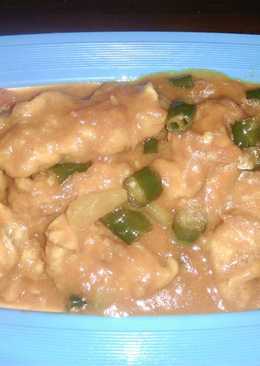 Ayam saos cabai hijau