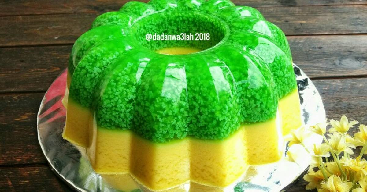  Puding  Lumut  Pandan Cokelat gurih bangett Resep  di 2019 Food