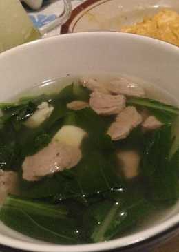 Sayur Sawi Bening Bakso #BantuMantenBaru