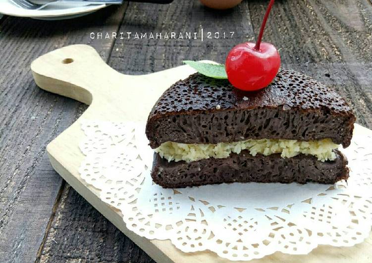 resep makanan Martabak Manis Coklat Keju #keto