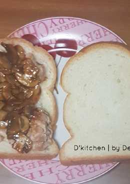 Sandwich ayam jamur #SeninSemangat