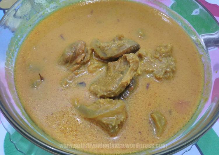 cara membuat Gulai Kambing ala Mama Mertua