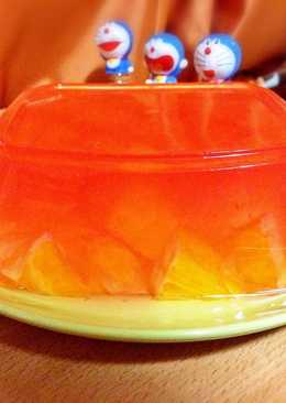 Nutrijell Stroberi dengan Jeruk Sunkist