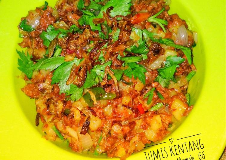 resep masakan Tumis Kentang Kornet