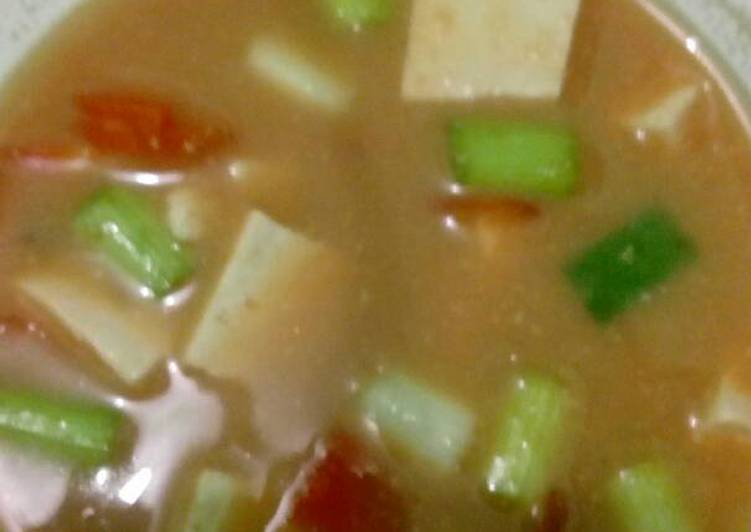 cara membuat Miso soup