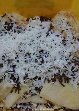 Roti Tawar Bakar Cokelat Keju