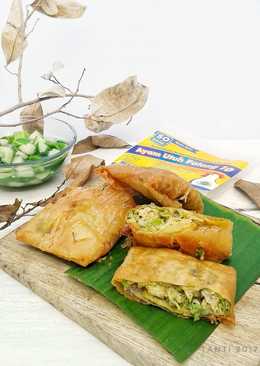 Martabak Telur dengan kulit lumpia homemade yang super mudah