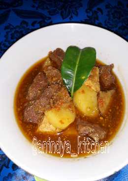 Semur daging kentang tahu