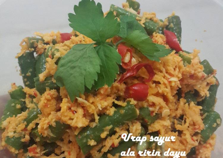 resep Urap sayur ala ririn