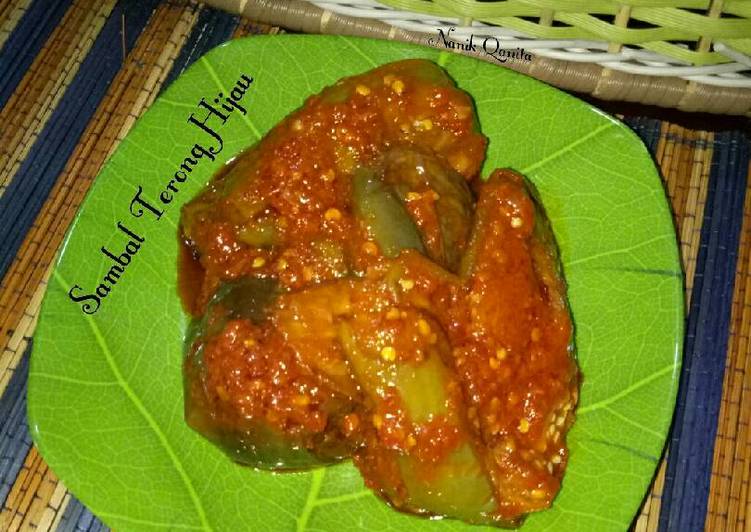 gambar untuk resep Sambal Terong Hijau#pr_olahanterong