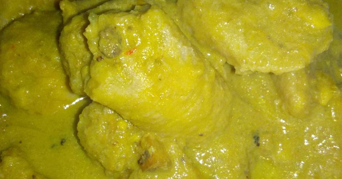 Resep Gulai Pisang Rotan campur Ayam ala Sukmawati Zaen