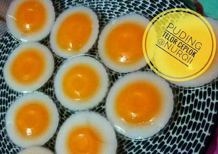 Resep Puding Telur Ceplok - Nur Qomariah