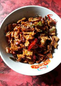 Orek tempe kering simple