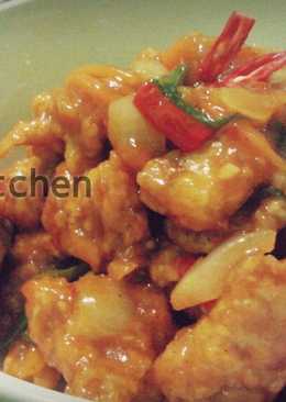 Chicken Koloke (Fried Chicken in a Sweet n' Sour Sauce)