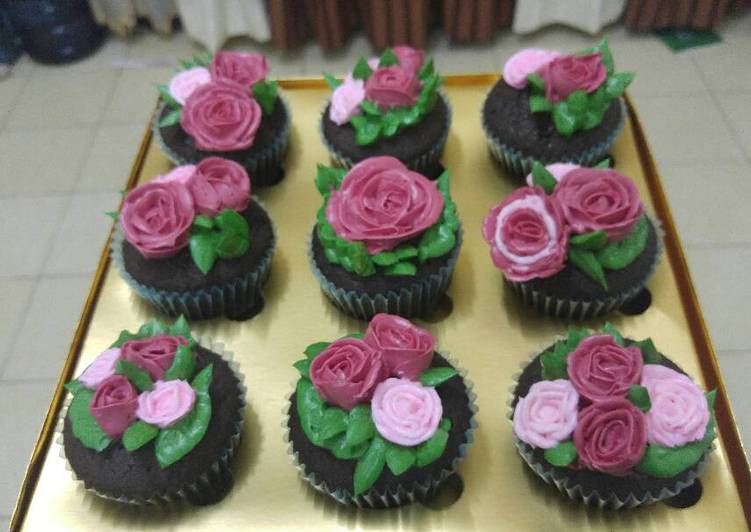 resep lengkap untuk Cupcake coklat