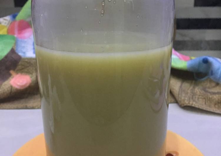 resep makanan Juice bawang putih tunggal, jahe, lemon, cuka apel, madu