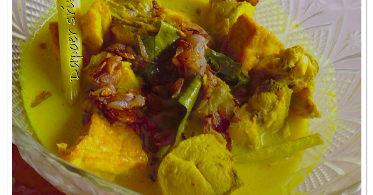 Resep Opor ayam kuning ala Dapoer sriwidi