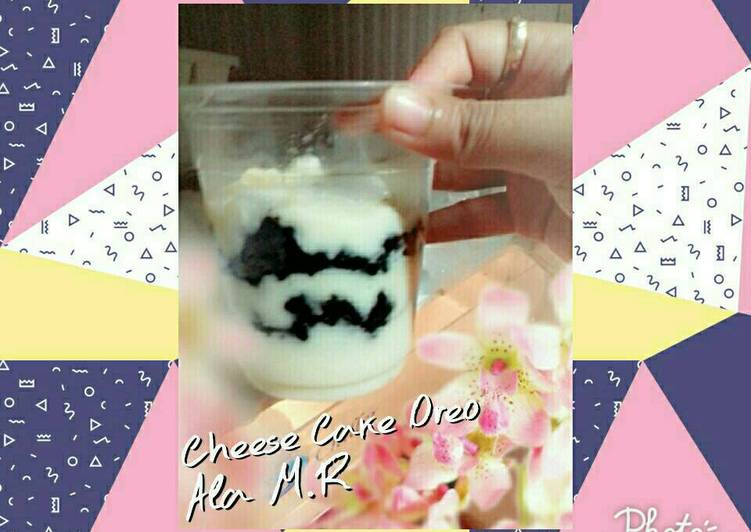 resep makanan Cheese Cake Oreo Ala M.R