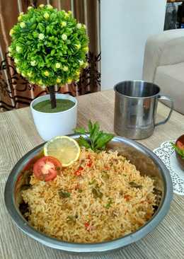 Beef biryani rice