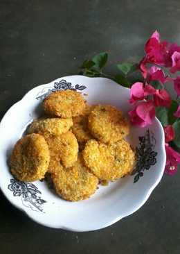 Pergedel kentang lapis panir