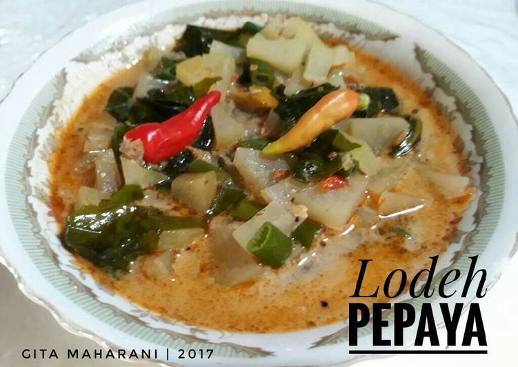 resep makanan Sayur Lodeh Pepaya