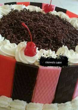 Black Forest Kukus Lembut, Base Cake Brownies Kukus Ny. Liem