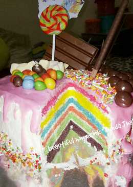 Rainbow Birthday Cake