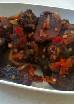 Dendeng Balado Pedas Simple