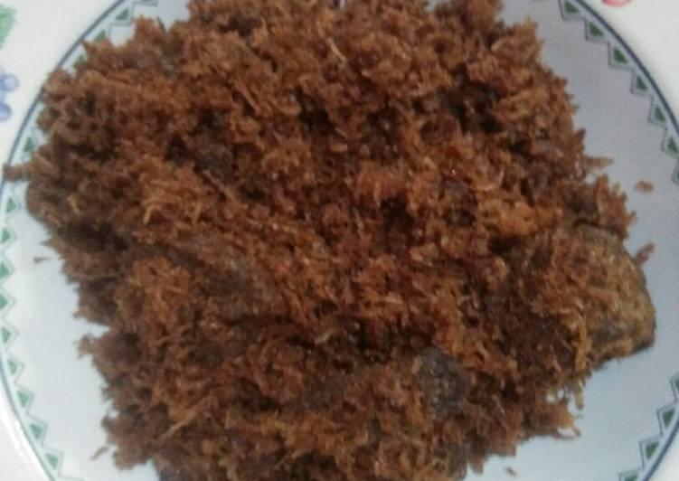 Resep Serundeng daging sapi Karya D e e