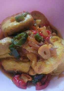 Tahu kecap cabe ijo