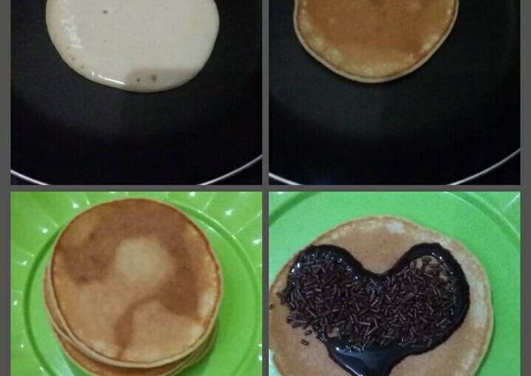 gambar untuk resep makanan Dorayaki (pancake) simpel