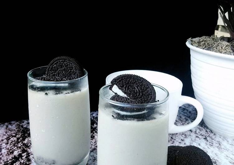 resep lengkap untuk Pudding Oreo Ekonomis