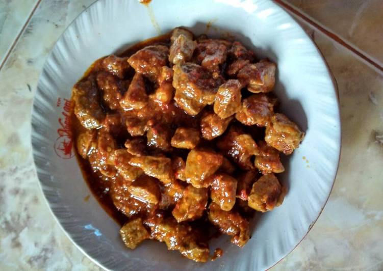 resep makanan Sambal Goreng Hati Sapi buatan sendiri