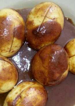 Rendang telur simple