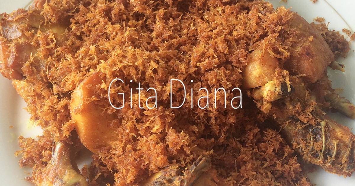 Resep Ayam Goreng Serundeng ala Gita Diana