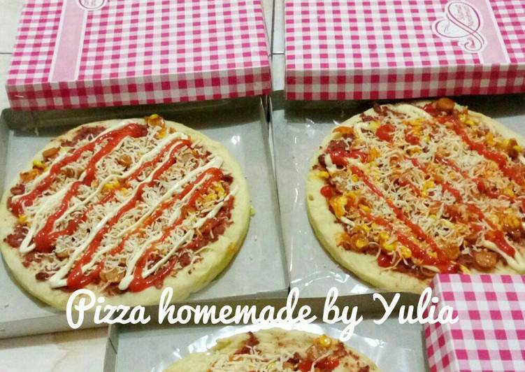 gambar untuk cara membuat Pizza ?? Homemade