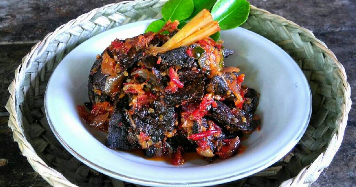 iResepi Balado iParui Sapi KitaBerbagi oleh DapoerAy s Cookpad