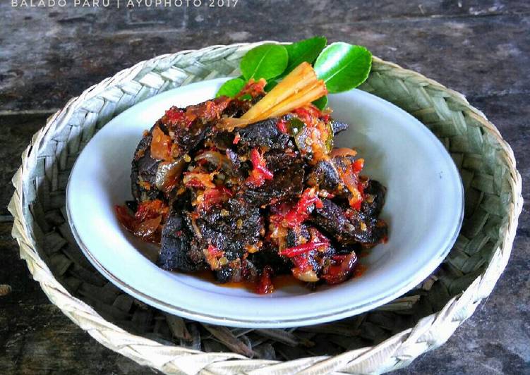 cara membuat Balado Paru Sapi #KitaBerbagi