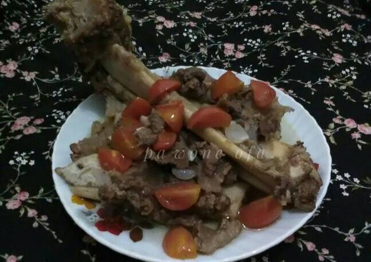 resep Uyah asem tulang sapi