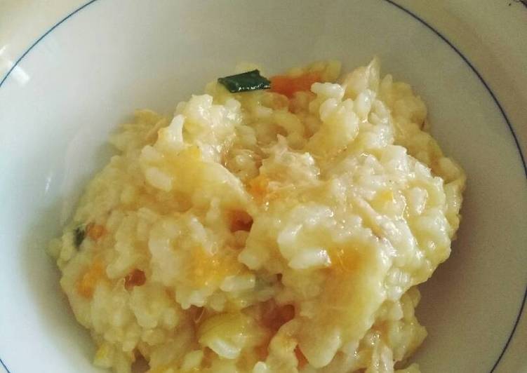 gambar untuk resep makanan Baby Risotto alias nasi soto (MPASI 8m+)