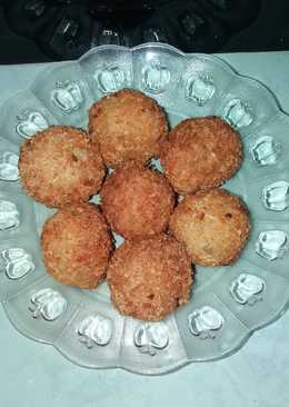 Kroket kentang wortel isi telur rebus