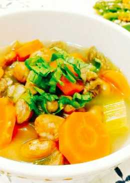 Simple Sup Daging Kacang Merah