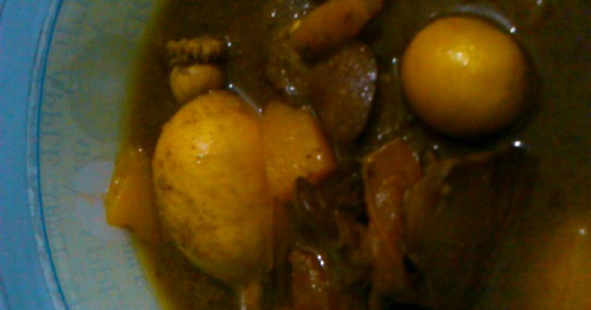 Resep Semur uritan + ati ayam ala Ata Trias