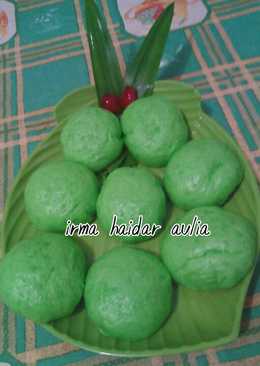 Bakpau pandan isi white chocolate