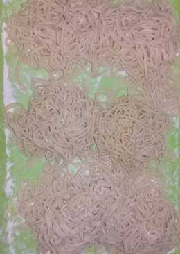 Mie buatan rumah untuk mie ayam